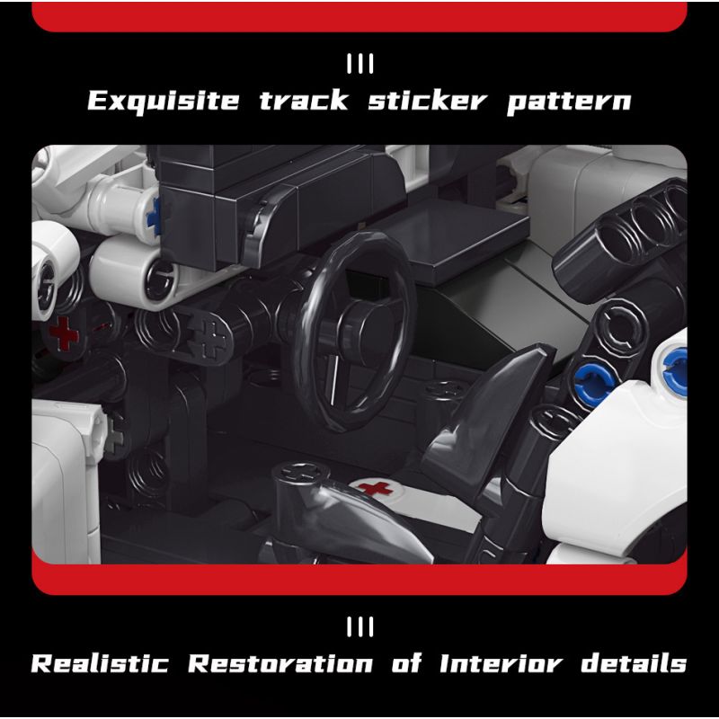 MOYU BLOCK MY88317 88317 non  XE THỂ THAO NÉ TRÁNH VIPER tỷ lệ 1:14 bộ đồ chơi xếp lắp ráp ghép mô hình 1060 khối