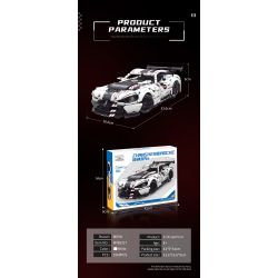 MOYU BLOCK MY88317 88317 non  XE THỂ THAO NÉ TRÁNH VIPER tỷ lệ 1:14 bộ đồ chơi xếp lắp ráp ghép mô hình 1060 khối