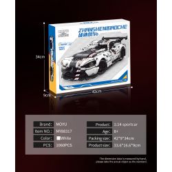 MOYU BLOCK MY88317 88317 non  XE THỂ THAO NÉ TRÁNH VIPER tỷ lệ 1:14 bộ đồ chơi xếp lắp ráp ghép mô hình 1060 khối