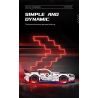 MOYU BLOCK MY88317 88317 non  XE THỂ THAO NÉ TRÁNH VIPER tỷ lệ 1:14 bộ đồ chơi xếp lắp ráp ghép mô hình 1060 khối