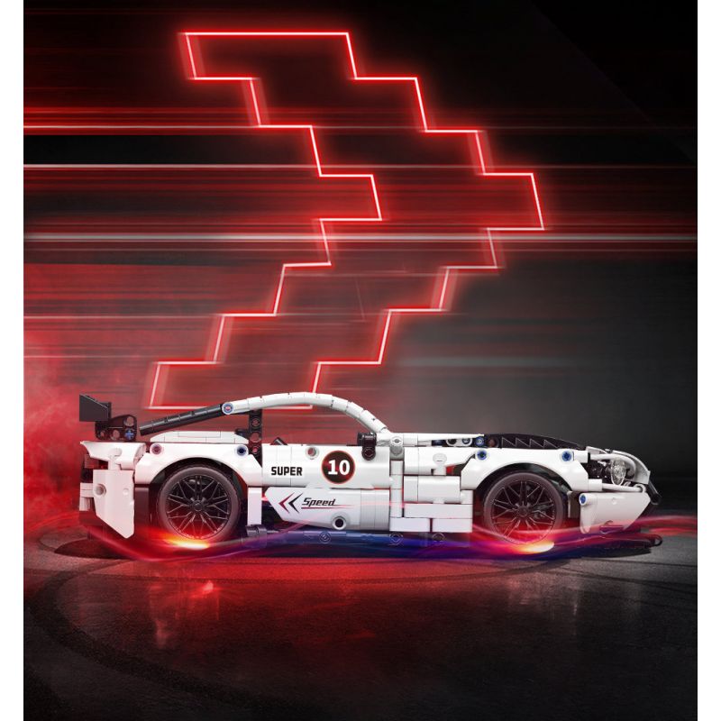 MOYU BLOCK MY88317 88317 non  XE THỂ THAO NÉ TRÁNH VIPER tỷ lệ 1:14 bộ đồ chơi xếp lắp ráp ghép mô hình 1060 khối