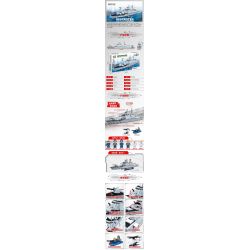 GUDI 8028 non  055 TÊN CƯỚP LỬA bộ đồ chơi xếp lắp ráp ghép mô hình Military Army DESTOYER CHINA TYPE 055 Quân Sự Bộ Đội 1003 khối