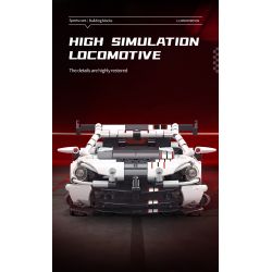 MOYU BLOCK MY88317 88317 non  XE THỂ THAO NÉ TRÁNH VIPER tỷ lệ 1:14 bộ đồ chơi xếp lắp ráp ghép mô hình 1060 khối