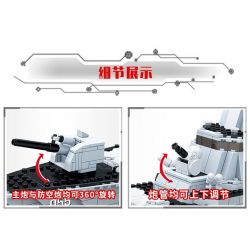 GUDI 8028 non  055 TÊN CƯỚP LỬA bộ đồ chơi xếp lắp ráp ghép mô hình Military Army DESTOYER CHINA TYPE 055 Quân Sự Bộ Đội 1003 khối