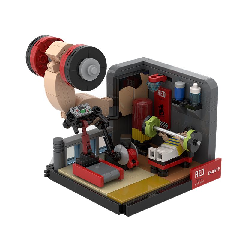 PANTASY 11005 non Lego PHÒNG TẬP THỂ DỤC SỨC SỐNG bộ đồ chơi xếp lắp ráp ghép mô hình