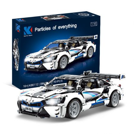 KAIYU K86112 86112 non  BMW I8S 1:10. tỷ lệ 1:10 bộ đồ chơi xếp lắp ráp ghép mô hình  Kỹ Thuật Công Nghệ Cao Mô Hình Phương Tiện 2110 khối