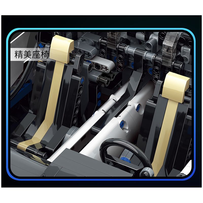 KAIYU K86112 86112 non  BMW I8S 1:10. tỷ lệ 1:10 bộ đồ chơi xếp lắp ráp ghép mô hình  Kỹ Thuật Công Nghệ Cao Mô Hình Phương Tiện 2110 khối