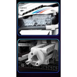 KAIYU K86112 86112 non  BMW I8S 1:10. tỷ lệ 1:10 bộ đồ chơi xếp lắp ráp ghép mô hình  Kỹ Thuật Công Nghệ Cao Mô Hình Phương Tiện 2110 khối