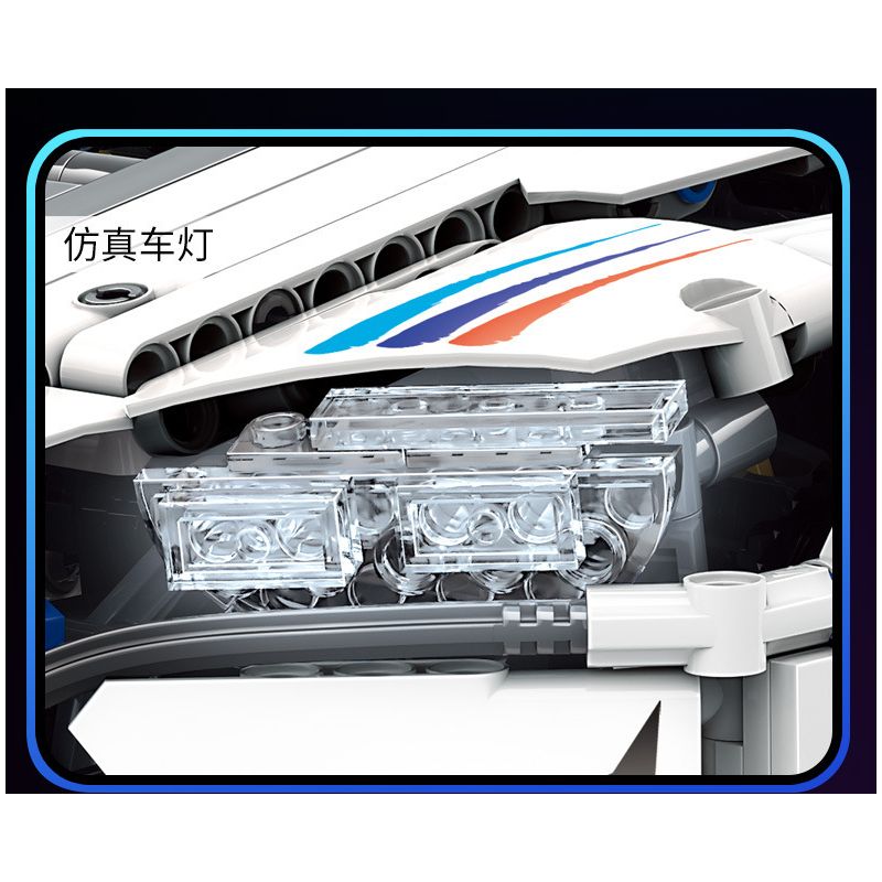 KAIYU K86112 86112 non  BMW I8S 1:10. tỷ lệ 1:10 bộ đồ chơi xếp lắp ráp ghép mô hình  Kỹ Thuật Công Nghệ Cao Mô Hình Phương Tiện 2110 khối