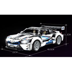 KAIYU K86112 86112 non  BMW I8S 1:10. tỷ lệ 1:10 bộ đồ chơi xếp lắp ráp ghép mô hình  Kỹ Thuật Công Nghệ Cao Mô Hình Phương Tiện 2110 khối