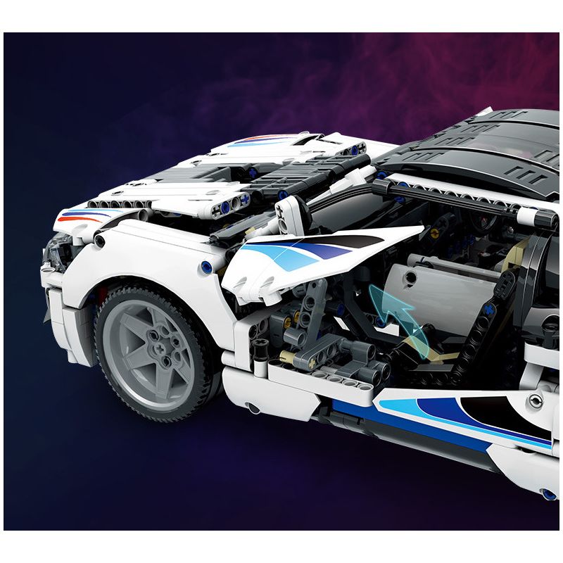 KAIYU K86112 86112 non  BMW I8S 1:10. tỷ lệ 1:10 bộ đồ chơi xếp lắp ráp ghép mô hình  Kỹ Thuật Công Nghệ Cao Mô Hình Phương Tiện 2110 khối