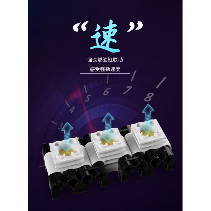 KAIYU K86112 86112 non  BMW I8S 1:10. tỷ lệ 1:10 bộ đồ chơi xếp lắp ráp ghép mô hình  Kỹ Thuật Công Nghệ Cao Mô Hình Phương Tiện 2110 khối