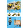 GUDI 50101 non  XE JEEP OFF-ROAD RACING BIJI MÁY XÚC bộ đồ chơi xếp lắp ráp ghép mô hình CREATIVE WORKS 351 khối