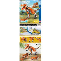 ZHEGAO 01045 non  KHỦNG LONG BA LẦN THAY ĐỔI HÌNH DẠNG bộ đồ chơi xếp lắp ráp ghép mô hình Dino DINOSAUR 1030 khối ZHEGAO 01045 non  KHỦNG LONG BA LẦN THAY ĐỔI HÌNH DẠNG bộ đồ chơi xếp lắp ráp ghép mô hình Dino DINOSAUR 1030 khối