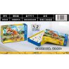 ZHEGAO 01045 non  KHỦNG LONG BA LẦN THAY ĐỔI HÌNH DẠNG bộ đồ chơi xếp lắp ráp ghép mô hình Dino DINOSAUR 1030 khối