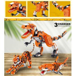 ZHEGAO 01045 non  KHỦNG LONG BA LẦN THAY ĐỔI HÌNH DẠNG bộ đồ chơi xếp lắp ráp ghép mô hình Dino DINOSAUR 1030 khối ZHEGAO 01045 non  KHỦNG LONG BA LẦN THAY ĐỔI HÌNH DẠNG bộ đồ chơi xếp lắp ráp ghép mô hình Dino DINOSAUR 1030 khối