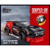 BRICKCOOL KC201 non  NỔ MÌN DUKE OF BLACK tỷ lệ 1:24 bộ đồ chơi xếp lắp ráp ghép mô hình Racers SOUPED-UP DUKE OF OBSIDIAN Đua Tốc Độ 382 khối