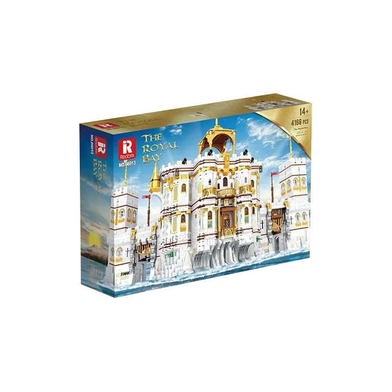 REOBRIX 66013 non  VỊNH HOÀNG GIA bộ đồ chơi xếp lắp ráp ghép mô hình Pirates Of The Caribbean THE ROYAL BAY Cướp Biển Vùng Caribe 4168 khối