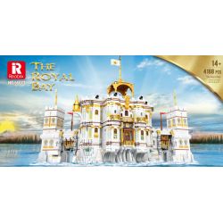 REOBRIX 66013 non  VỊNH HOÀNG GIA bộ đồ chơi xếp lắp ráp ghép mô hình Pirates Of The Caribbean THE ROYAL BAY Cướp Biển Vùng Caribe 4168 khối