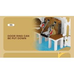 REOBRIX 66013 non  VỊNH HOÀNG GIA bộ đồ chơi xếp lắp ráp ghép mô hình Pirates Of The Caribbean THE ROYAL BAY Cướp Biển Vùng Caribe 4168 khối