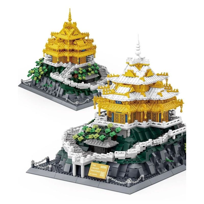 WANGE 6234 non Lego LẠC DƯƠNG LAO QUÂN NÚI bộ đồ chơi xếp lắp ráp ghép mô hình Buildings 1692 khối