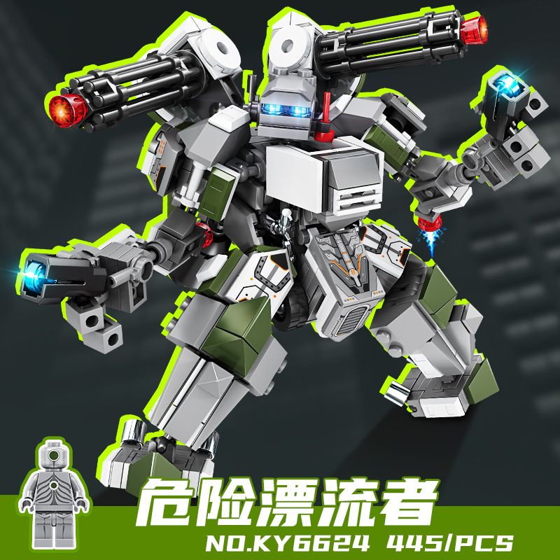 Kazi KY6624 6624 non  TRÔI DẠT NGUY HIỂM bộ đồ chơi xếp lắp ráp ghép mô hình The Third Universe Vũ Trụ Thứ 3 445 khối