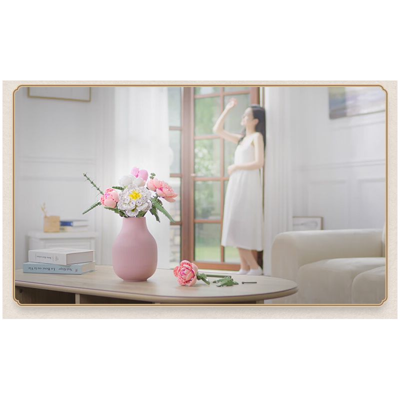 BLOKS 86131 86134 non  TÌNH YÊU HOA MẪU ĐƠN bộ đồ chơi xếp lắp ráp ghép mô hình 666 khối BLOKS 86131 86134 non  TÌNH YÊU HOA MẪU ĐƠN bộ đồ chơi xếp lắp ráp ghép mô hình 666 khối