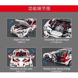 HAPPY BUILD SHINEYU XINYU YC-23002 23002 YC23002 non  TOYOTA 86. tỷ lệ 1:10 bộ đồ chơi xếp lắp ráp ghép mô hình  TOYOTA GT86 Kỹ Thuật Công Nghệ Cao Mô Hình Phương Tiện 2586 khối