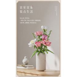BLOKS 86131 86134 non  TÌNH YÊU HOA MẪU ĐƠN bộ đồ chơi xếp lắp ráp ghép mô hình 666 khối BLOKS 86131 86134 non  TÌNH YÊU HOA MẪU ĐƠN bộ đồ chơi xếp lắp ráp ghép mô hình 666 khối
