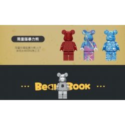 LQS 6301 non  PHIÊN BẢN SƯU TẬP GẤU BẠO LỰC bộ đồ chơi xếp lắp ráp ghép mô hình BEAR BOOK 2622 khối