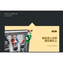 LQS 6301 non  PHIÊN BẢN SƯU TẬP GẤU BẠO LỰC bộ đồ chơi xếp lắp ráp ghép mô hình BEAR BOOK 2622 khối