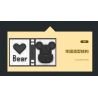 LQS 6301 non  PHIÊN BẢN SƯU TẬP GẤU BẠO LỰC bộ đồ chơi xếp lắp ráp ghép mô hình BEAR BOOK 2622 khối