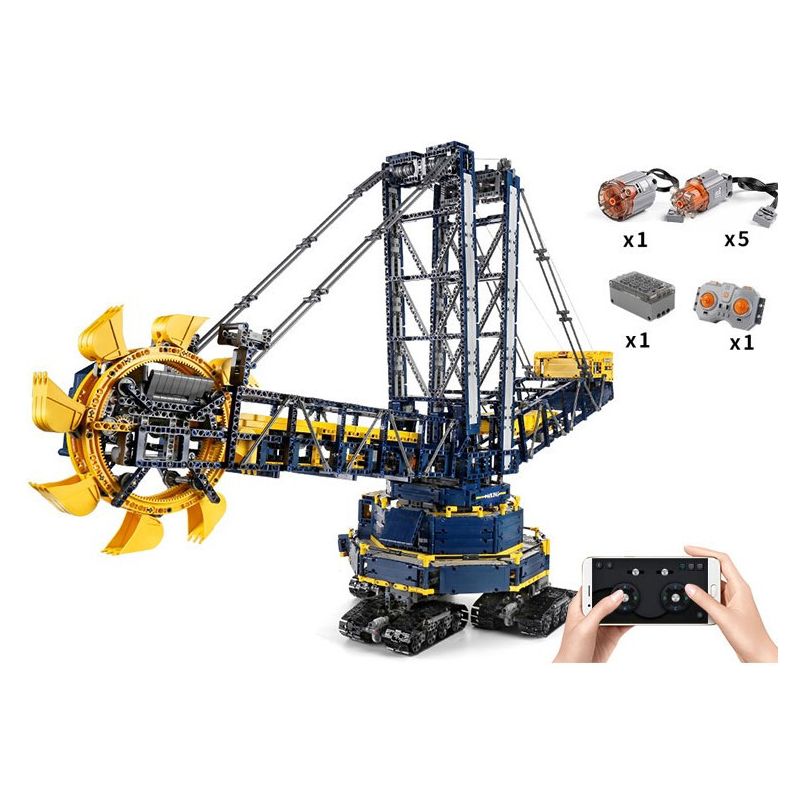 MouldKing 17006 Mould King 17006 non  MÁY ĐÀO ROVER. bộ đồ chơi xếp lắp ráp ghép mô hình  BUCKET WHEEL EXCAVATOR Kỹ Thuật Công Nghệ Cao Mô Hình Phương Tiện 4588 khối