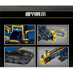 MouldKing 17006 Mould King 17006 non  MÁY ĐÀO ROVER. bộ đồ chơi xếp lắp ráp ghép mô hình  BUCKET WHEEL EXCAVATOR Kỹ Thuật Công Nghệ Cao Mô Hình Phương Tiện 4588 khối