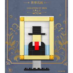 XIANG JUN XJ non  10 CÔNG TRÌNH NGHỆ THUẬT HỘI HỌA NỔI TIẾNG THẾ GIỚI bộ đồ chơi xếp lắp ráp ghép mô hình THE FAMOUS PAINTING WORLD 145 khối