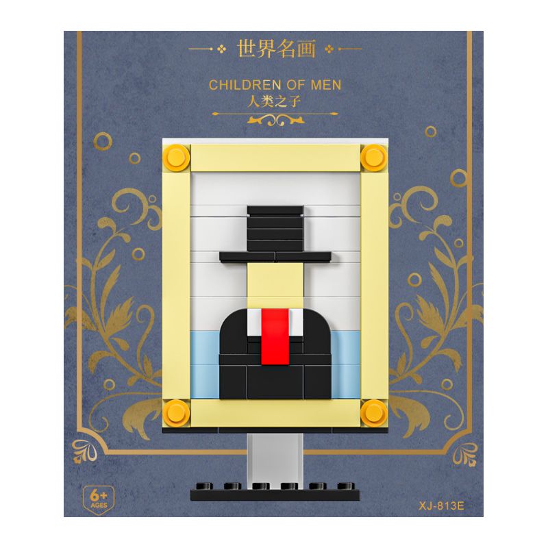 XIANG JUN XJ non  10 CÔNG TRÌNH NGHỆ THUẬT HỘI HỌA NỔI TIẾNG THẾ GIỚI bộ đồ chơi xếp lắp ráp ghép mô hình THE FAMOUS PAINTING WORLD 145 khối