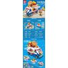 FAIR 9012 non  Q XE BURGER DỄ THƯƠNG bộ đồ chơi xếp lắp ráp ghép mô hình KITCHEN VEHICLE 497 khối