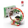 JUHANG TECHNOLOGY 87001 non  VƯỜN JIANGNAN. bộ đồ chơi xếp lắp ráp ghép mô hình 1166 khối