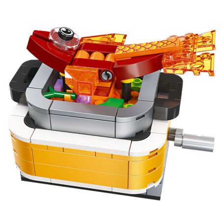 JIESTAR 86101 non  CÁ BƠ XOA bộ đồ chơi xếp lắp ráp ghép mô hình 175 khối