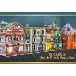 MouldKing 16039 Mould King 16039 non  CỬA HÀNG LÀM SẠCH MA THUẬT bộ đồ chơi xếp lắp ráp ghép mô hình QUICK PITCH SUPPLIES 3033 khối