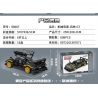 MANGE TECHNOLOGY 88007 non  XE LÙI FENGSHEN GT bộ đồ chơi xếp lắp ráp ghép mô hình  Kỹ Thuật Công Nghệ Cao Mô Hình Phương Tiện 608 khối