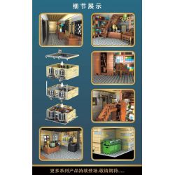 MouldKing 16038 Mould King 16038 non  MAGIC MANTE SHOP. bộ đồ chơi xếp lắp ráp ghép mô hình MAGIC WAND SHOP 3196 khối