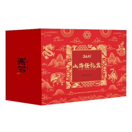 JAKI JK2022 2022 non  HỘP QUÀ THẦN THÚ SHAN HAI JING NIAN bộ đồ chơi xếp lắp ráp ghép mô hình Creator Sáng Tạo