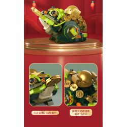 JAKI JK2022 2022 non  HỘP QUÀ THẦN THÚ SHAN HAI JING NIAN bộ đồ chơi xếp lắp ráp ghép mô hình Creator Sáng Tạo