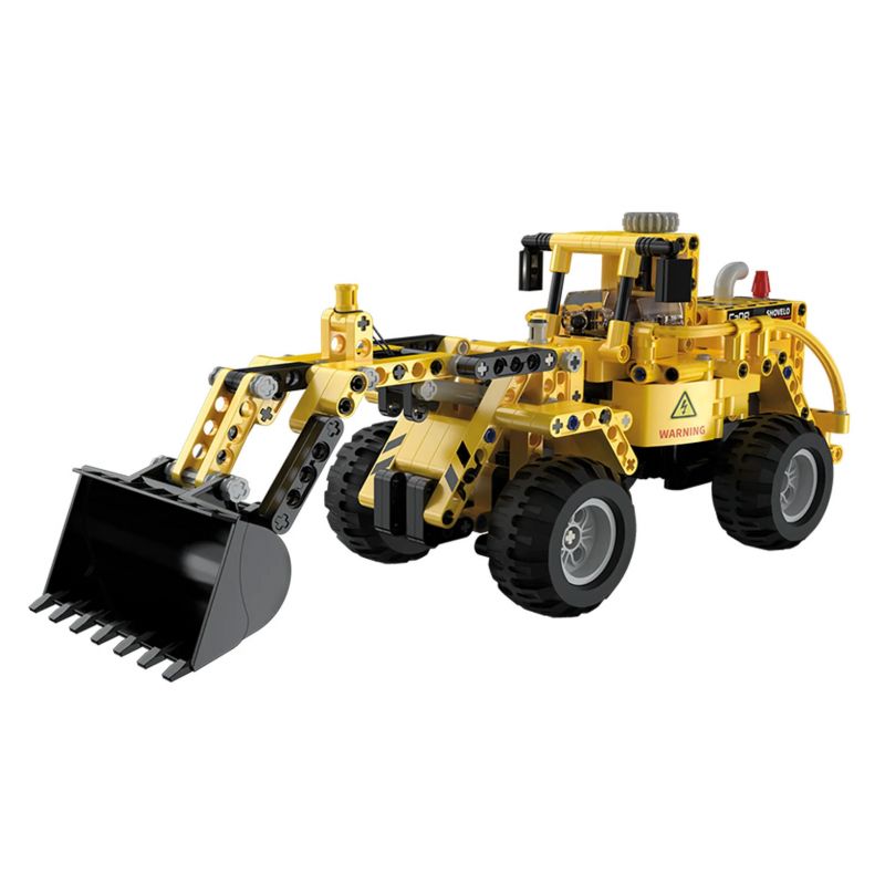 CADA DOUBLEE C65004 65004 non Lego TRÌNH TẢI BÁNH XE & BULLDOZER bộ đồ chơi xếp lắp ráp ghép mô hình Technic WHEEL LOADER & BULLDOZER Kỹ Thuật Công Nghệ Cao Mô Hình Phương Tiện 693 khối