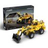 CADA DOUBLEE C65004 65004 non  TRÌNH TẢI BÁNH XE & BULLDOZER bộ đồ chơi xếp lắp ráp ghép mô hình  WHEEL LOADER & BULLDOZER Kỹ Thuật Công Nghệ Cao Mô Hình Phương Tiện 693 khối