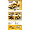 MANGE TECHNOLOGY 88006 non  XE LÙI SENNA GTR bộ đồ chơi xếp lắp ráp ghép mô hình  Kỹ Thuật Công Nghệ Cao Mô Hình Phương Tiện 626 khối