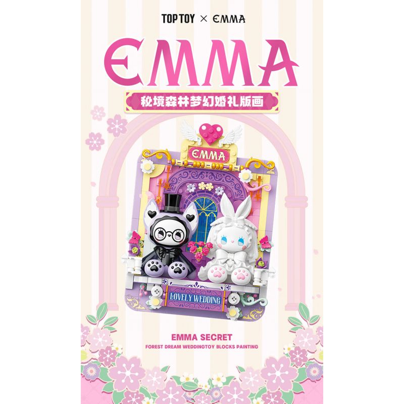 TOP TOY TC1808 1808 non  BẢN IN ĐÁM CƯỚI TƯỞNG TƯỢNG bộ đồ chơi xếp lắp ráp ghép mô hình