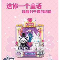 TOP TOY TC1808 1808 non  BẢN IN ĐÁM CƯỚI TƯỞNG TƯỢNG bộ đồ chơi xếp lắp ráp ghép mô hình