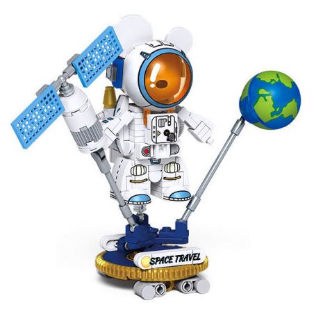 SEMBO WEKKI VIGGI 612012 non  CHAO XIONG KHÔNG GIAN QEE bộ đồ chơi xếp lắp ráp ghép mô hình 200 khối